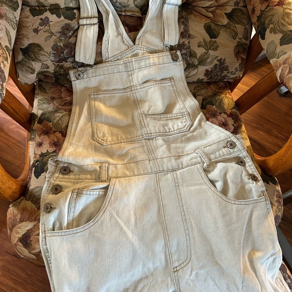 Women's Wide Leg Denim Overalls